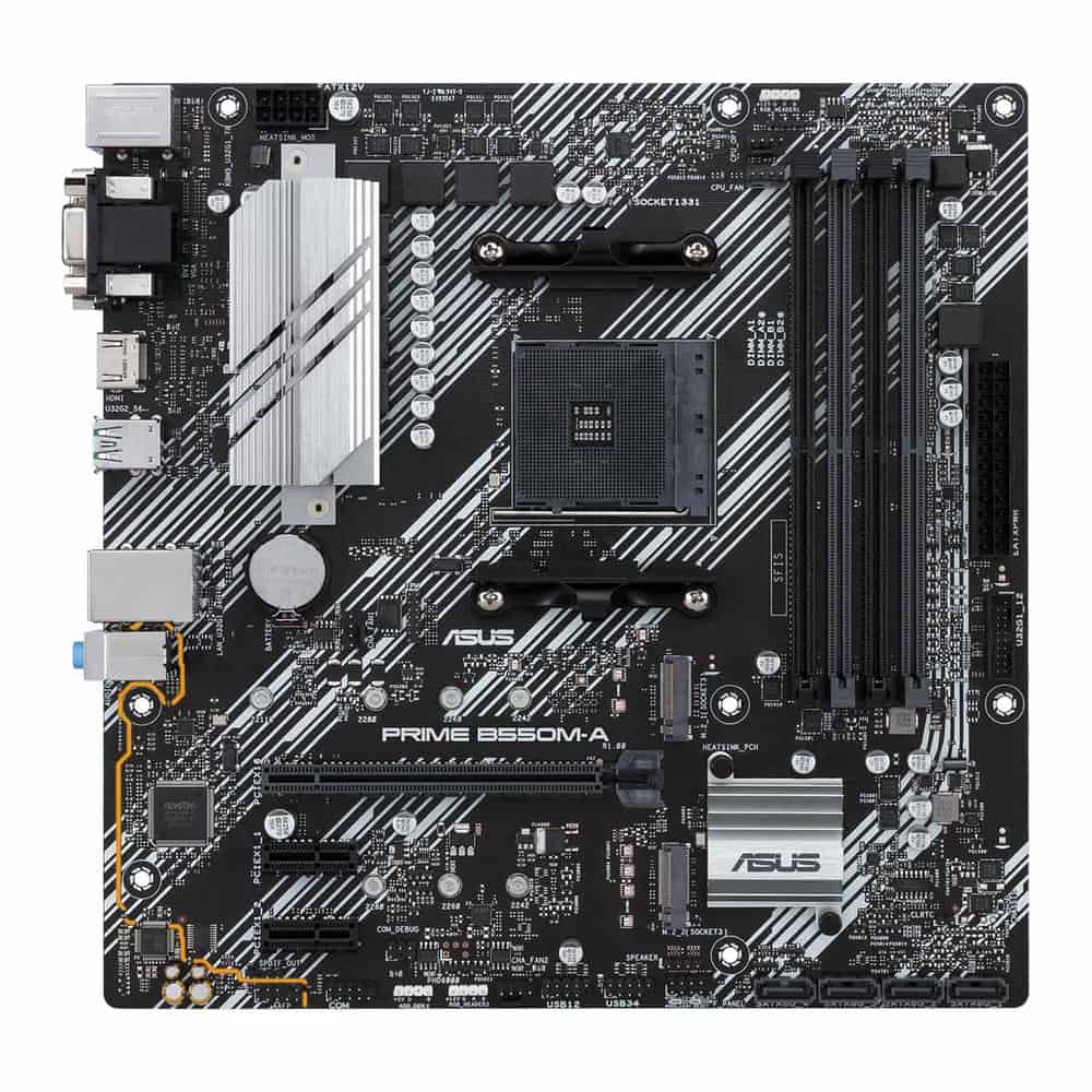 (image for) ASUS PRIME B550 AMD AM4 Micro-ATX Motherboard